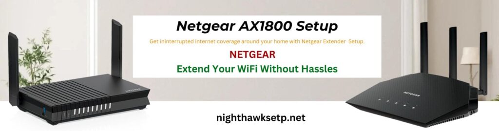 Netgear AX1800 Setup